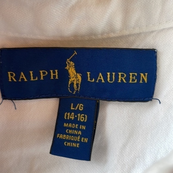 Ralph Lauren Kids Large Short Sleeve Patriotic Shirt - Picture 3 of 6